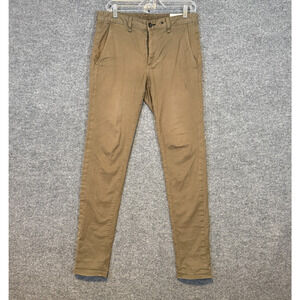 Rag & Bone Pants Mens 31x34 Green Chinos Casual Slim Straight Fit City‎
